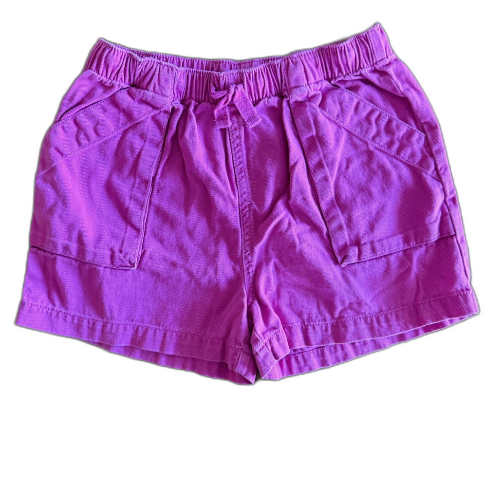 Tea Collection Magenta Tie Waist Shorts Girls' 7